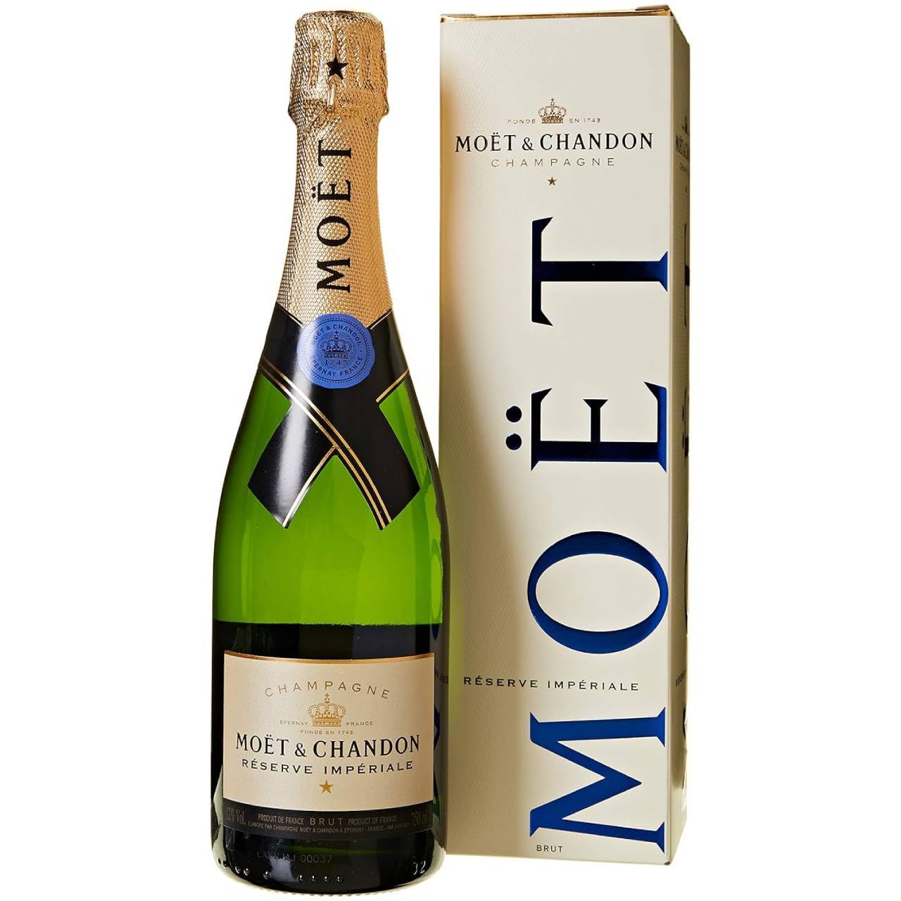 Champagne AOC Resérve Impériale Moët & Chandon 0,75 L Astucciato