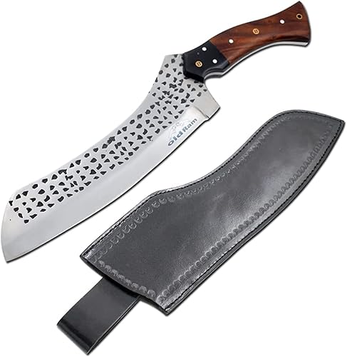 Old Ram Machete de caza de acero al carbono 1075 de espiga completa de hoja fija viene con funda (5053) disponible en Yaxa Peru