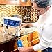 PUR 30-Cup Countertop Water Filter Dispenser, 1 Genuine PUR Filter, 2-in-1 Powerful Filtration, Lasts 2 Months or 40 Gallons, Dishwasher Safe, White/Blue (DS1800Z)