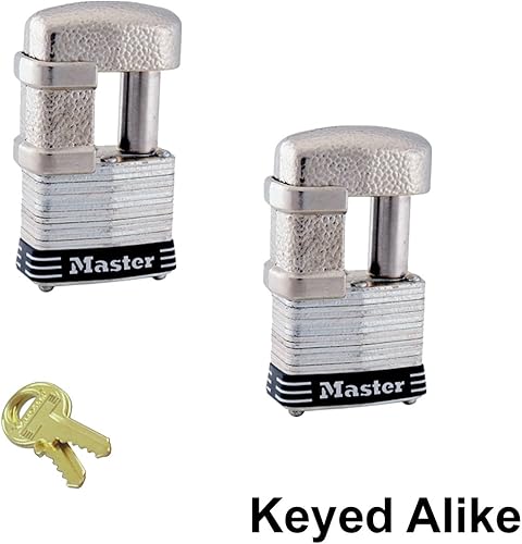 Miniatura 2 de Master Lock - 2 candados para remolque y multiusos, 37KA-2