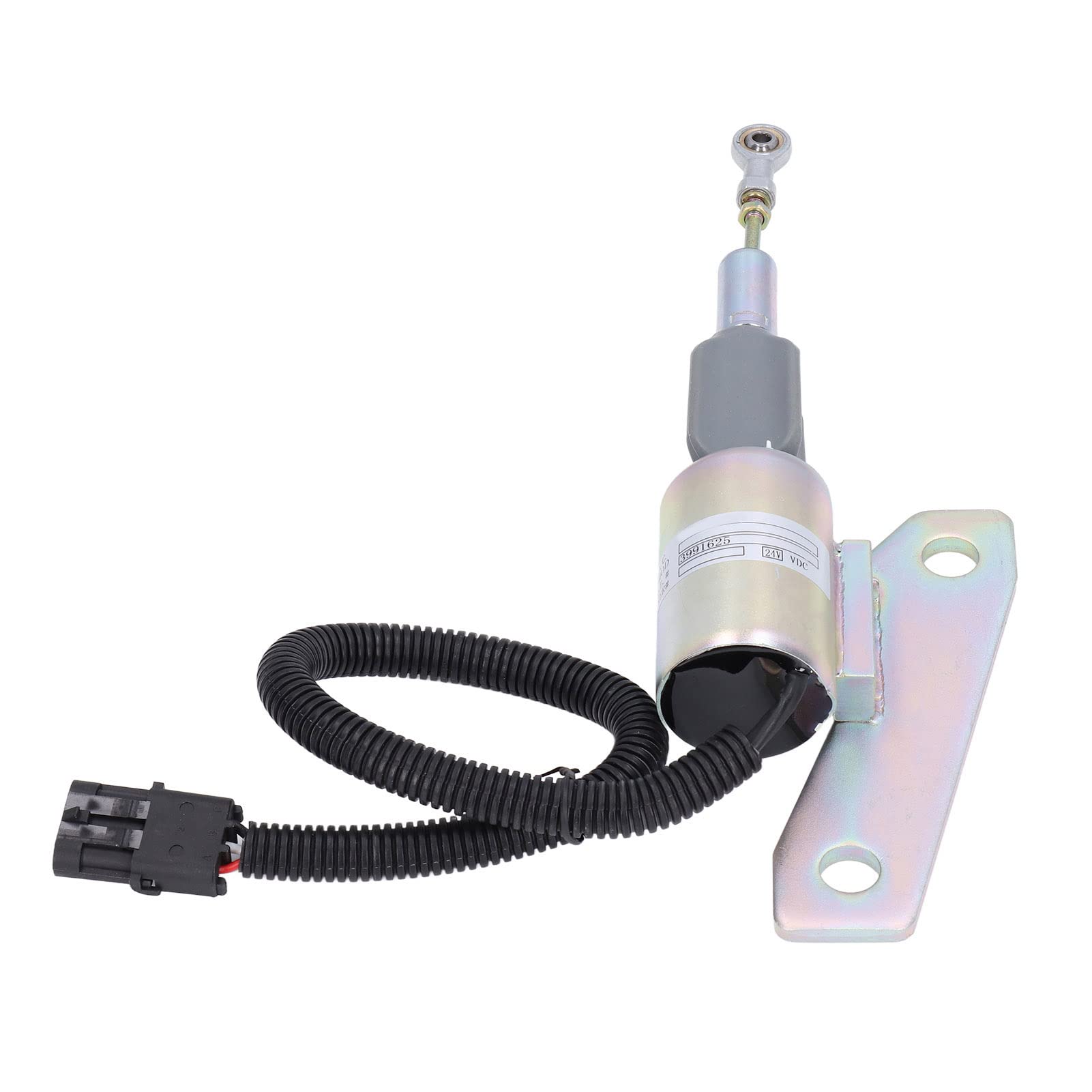 Válvula de Cierre de Combustible, 3991625 Solenoide de Parada de Motor Diésel de Corte sin Interferencias Alta Sensibilidad para Uso Industrial para Motores 6BT 5.9L