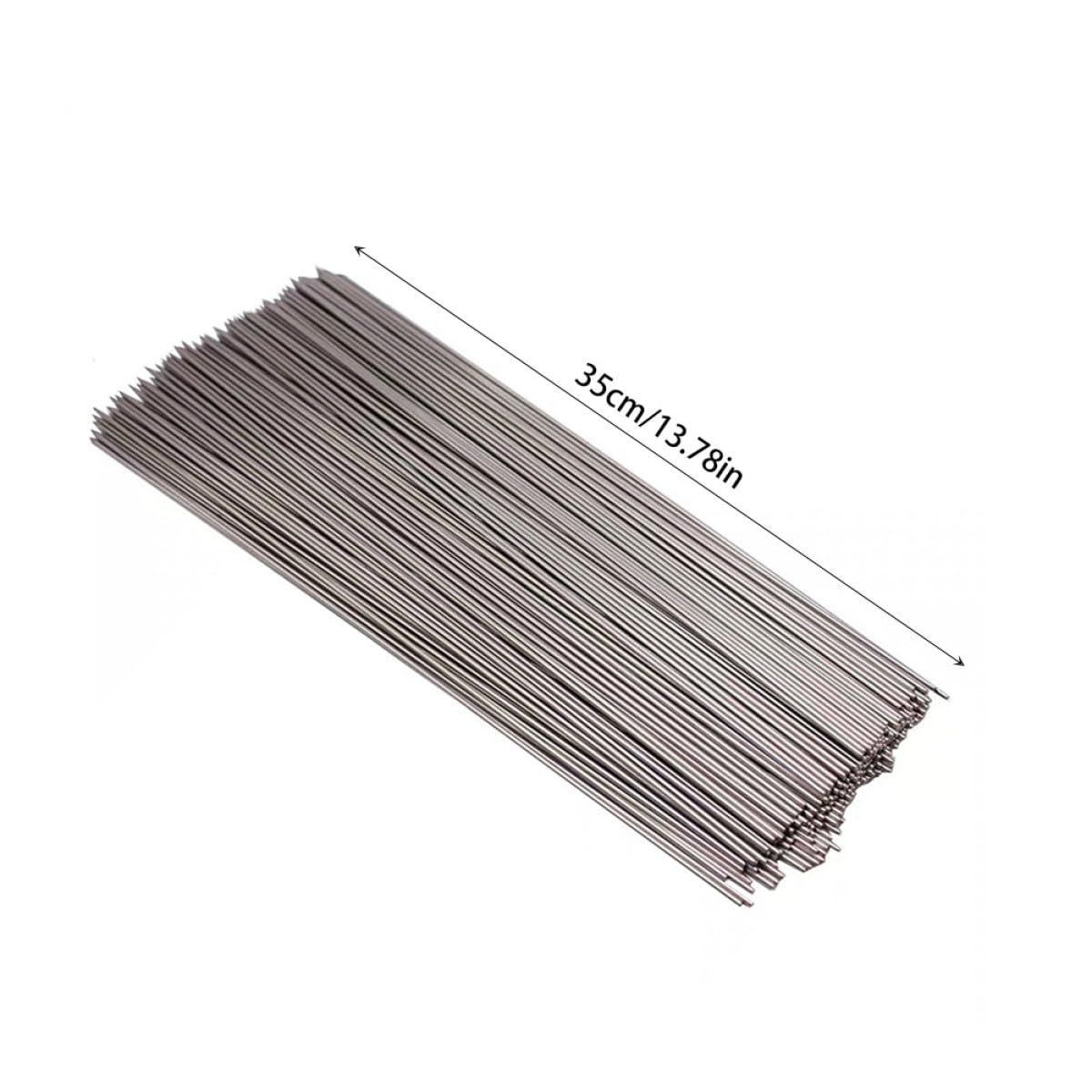 TOYANDONA 100 Spiedini per Barbecue in Acciaio Inox 304, Bastoncini Rotondi Lunghi 35 Cm, Resistenti e Riutilizzabili per Grigliate All'aperto, Ristoranti e Campeggio, Superficie Lucidata