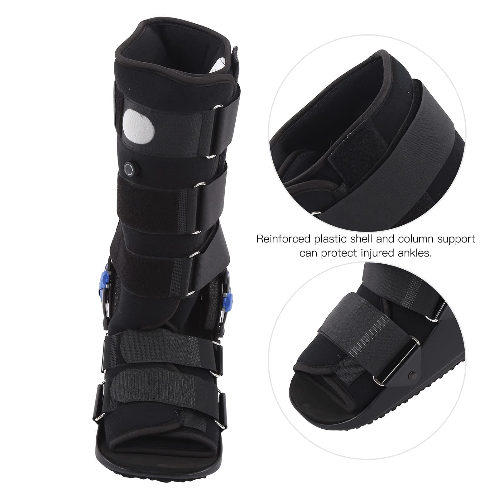 Bota para Caminar, Botas Transpirables De Tamaño M, Tobillera, Zapatos para El Tendón De Aquiles Ajustables Libremente, Botas De Soporte para Esguinces De Tobillo, Fracturas