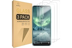 Mr.Shield 3-Pack Tempered Glass Screen Protector for Nokia 7.2
