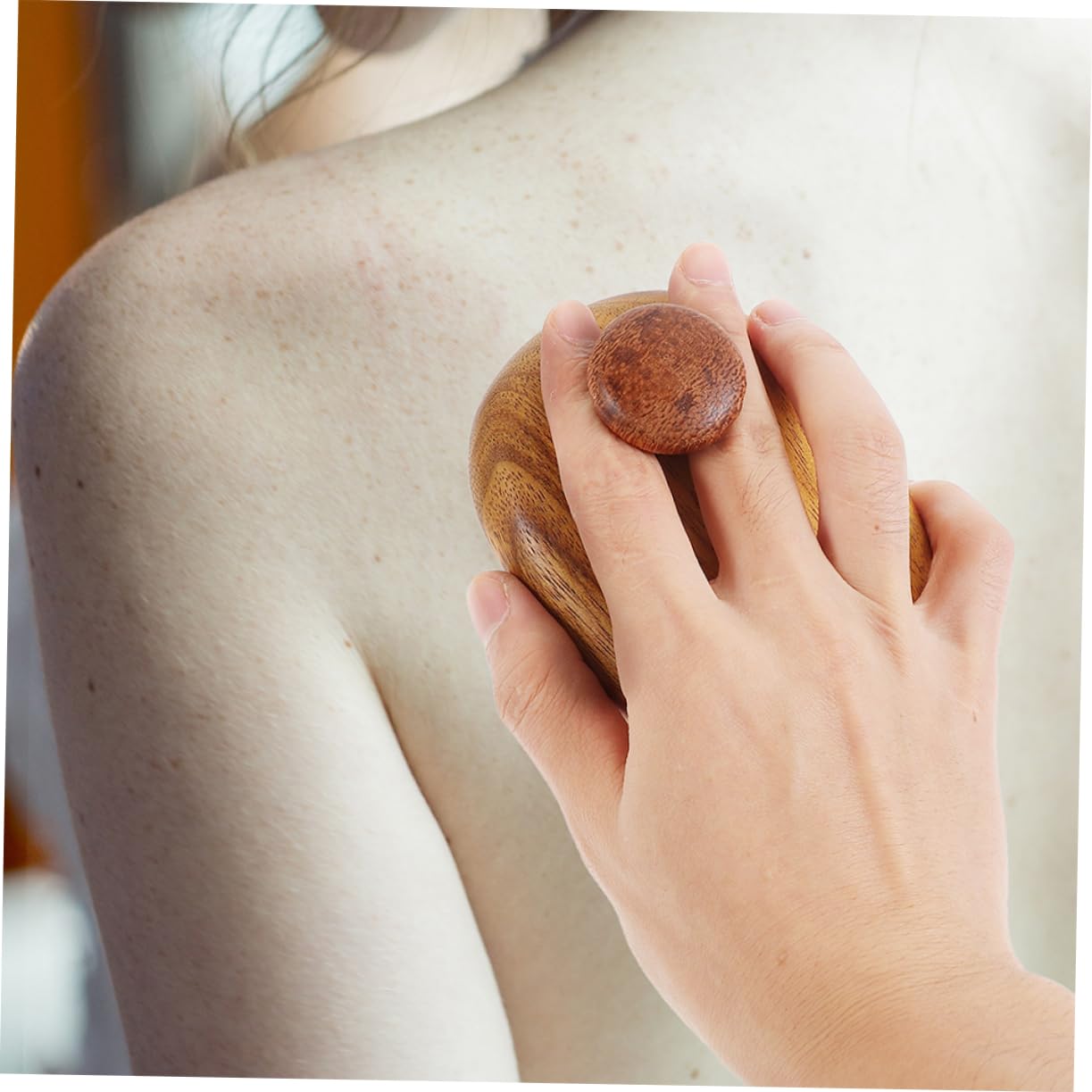 CALLARON 4stücke Holzhaarbürste Mit Kopfhaut-massager Handgefertigte Natürliche Massagebürste Für Effektive Entspannung Und Pflege Von Haar Und Kopfhaut Für Hause Und Unterwegs