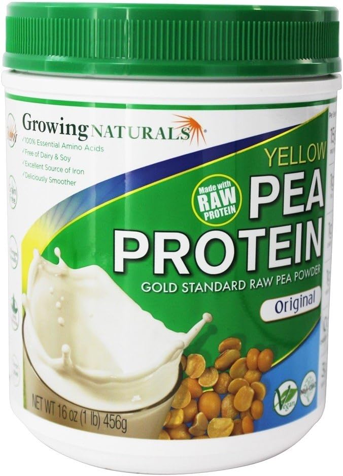 Growing Naturals Pea Protein Powder Natrl 16 Oz5