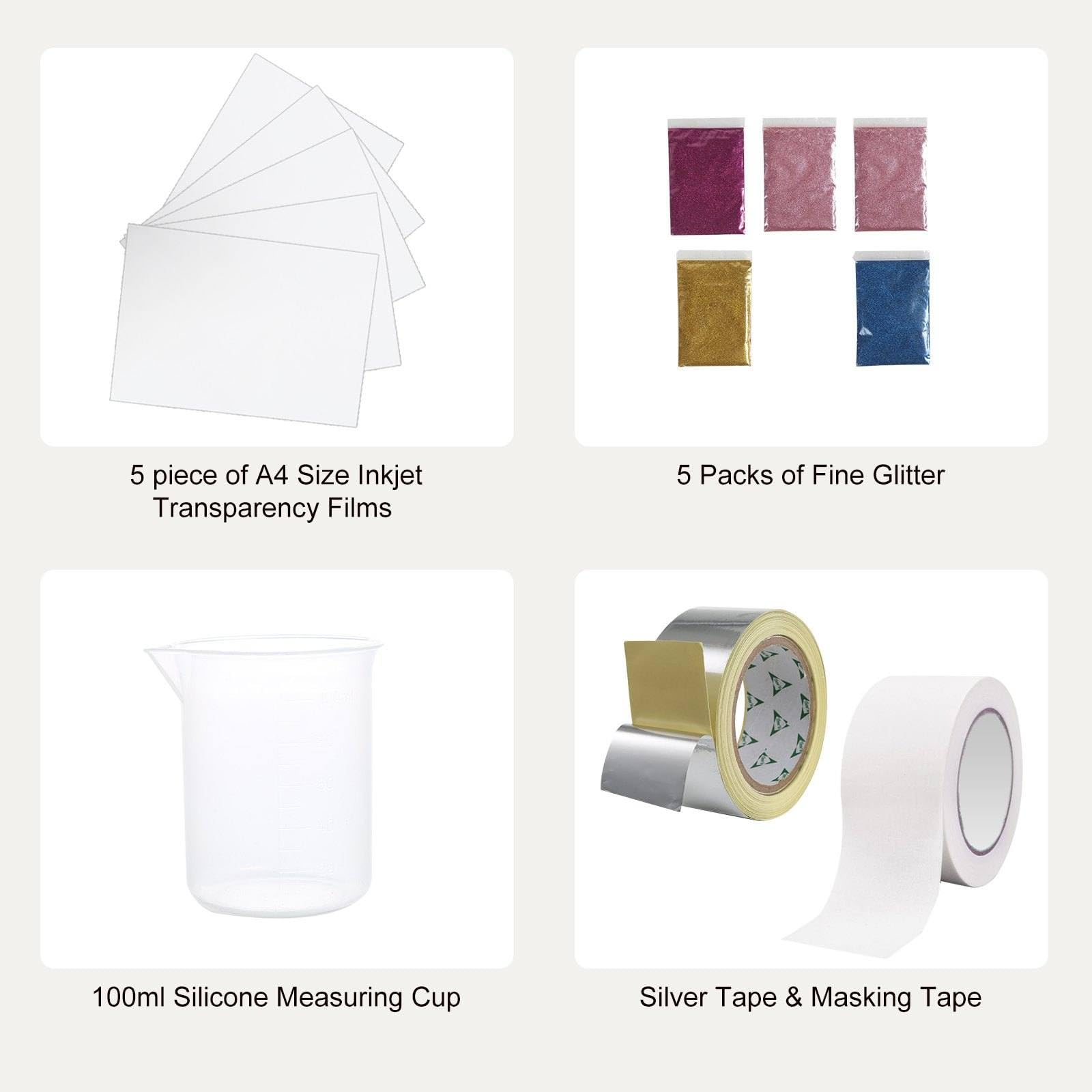 Switdo Siebdruck Kit 3 Stk Aluminiumrahmen, Rakelset mit Tensitetsstempel für DIY Druck, Glitter-Folien auf Aluminiumbasis T-Shirts