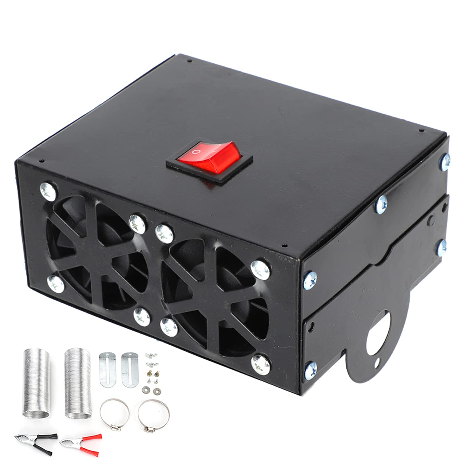 Riscaldatore Portatile per Auto e Camion 24V 600W, Sbrinatore e Deumidificatore Silenzioso con Ventilatore, Termoventilatore Rapido in Ferro Resistente per Parabrezza(24 V)