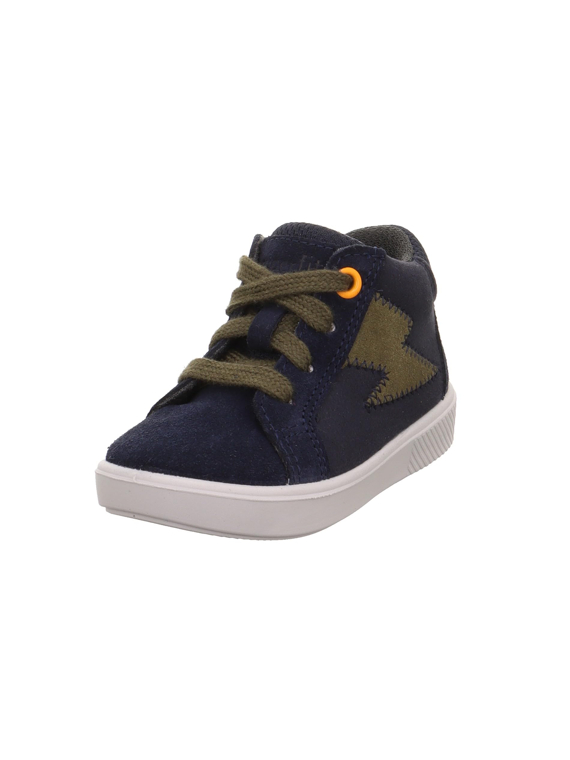 Superfit Baby Boys SUPIES Sneaker, Blau/GRÜN 8020