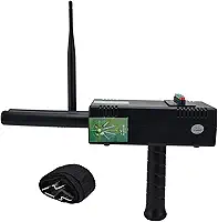 Detector de metais AKS, alcance de 1200 m, 25 m de profundidade, portátil, inteligente, de alta sensibilidade, recarregável, localizador de metais subterrâneos de longo alcance, detector de diamantes ouro e prata para arqueológicos (EUA)