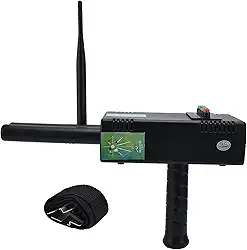 Detector de metais AKS, alcance de 1200 m, 25 m de profundidade, portátil, inteligente, de alta sensibilidade, recarregável, localizador de metais subterrâneos de longo alcance, detector de diamantes ouro e prata para arqueológicos (EUA)