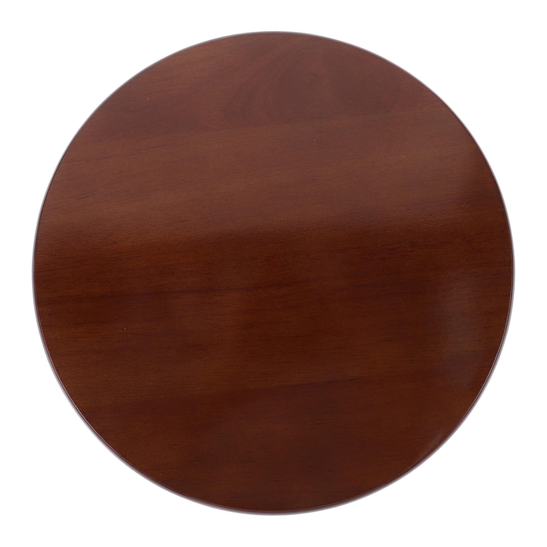 Grain de bois élégant pour ce dessus de chaise rond parfait dans une cuisine moderne