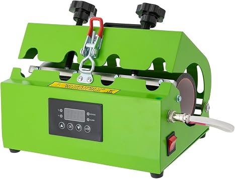 Tumbler Mug Heat Presse Maschine 550W Mug Bedrucken Sublimationspresse Becherpresse für Glasbecher Tassen Zylinderbecher Becher Keramikbecher und Becher mit Henkel 30*20*20cm (Grün)