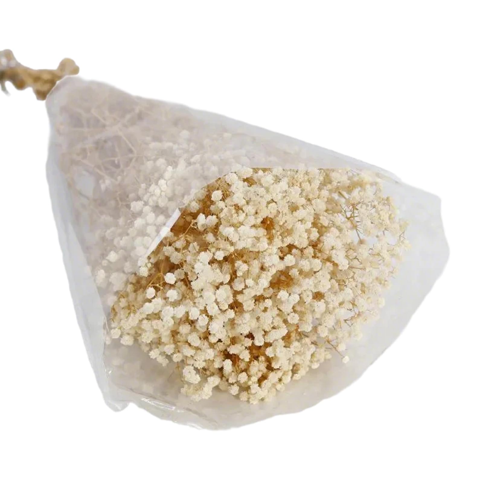 MHADBKH Dried Baby Breath Flower 19.7Inch Dried Gypsophila for Home Decoration Photography Wedding Arrangements Baby ' s Breath