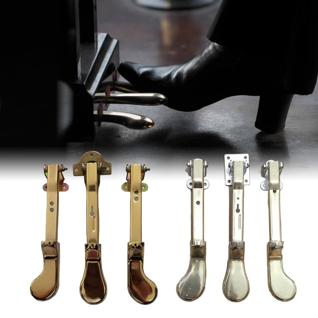 3 szt. Piano Sustain mechanizm pedału amortyzator nożny pionowe pedały fortepianowe