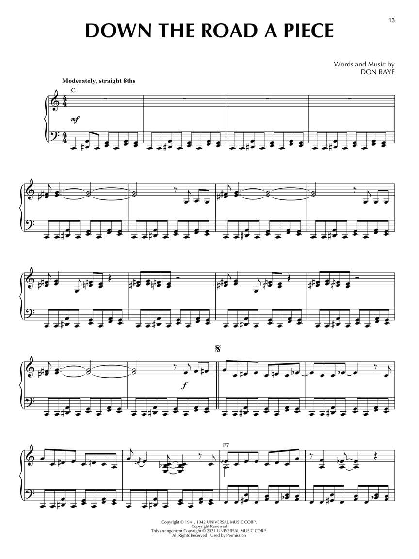 Boogie Woogie - Jazz Piano Solos Series Volume 60 (Jazz Piano Solos, 60)