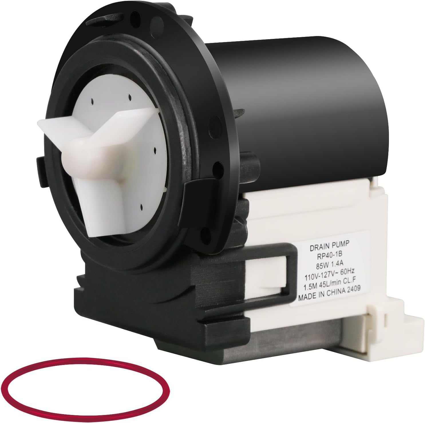 MIRATE 4681EA2001T Washer Drain Pump for LG & Kenmore - Replaces AP5328388, 4681EA1007G, 4681EA2001N - Durable, Easy Install