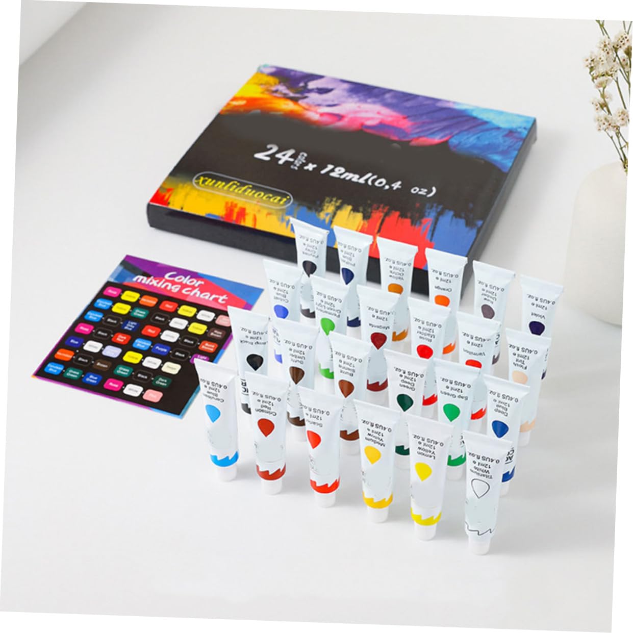 BESTonZON 1 Set Colori Acrilici Forniture D'arte Per Pittori Vernice Per Tela Vernice Colorata Dell'artista Pigmento Da Disegno Su Carta Pigmento Artigianale Su Tela Artisti Propilene
