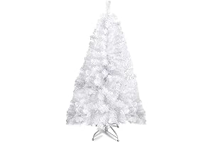 Prextex 4 ft Christmas Tree - Artificial Small Canadian Fir with 320...
