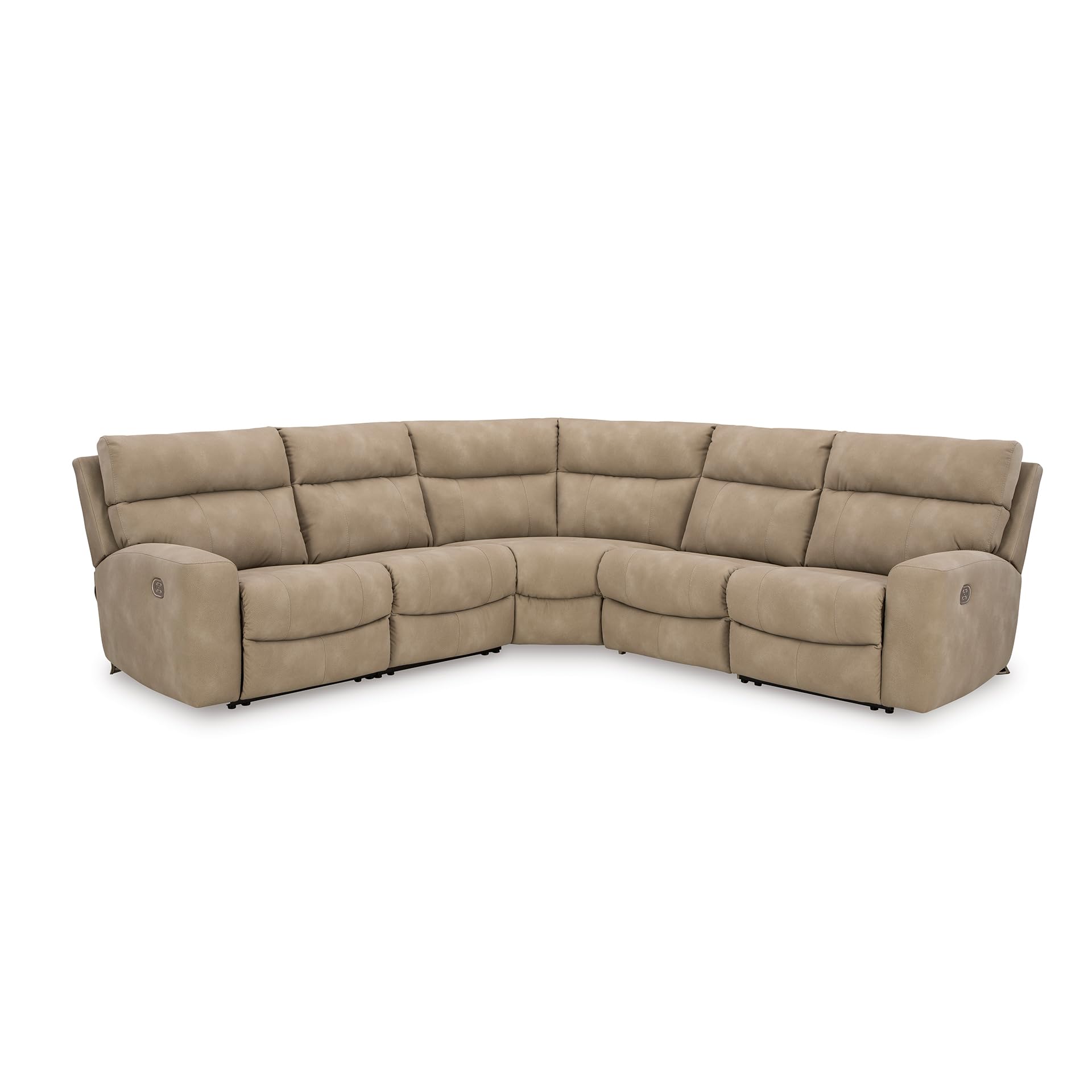 Signature Design by Ashley Next-Gen DuraPella 5-Piece Power Reclining Sectional Beige