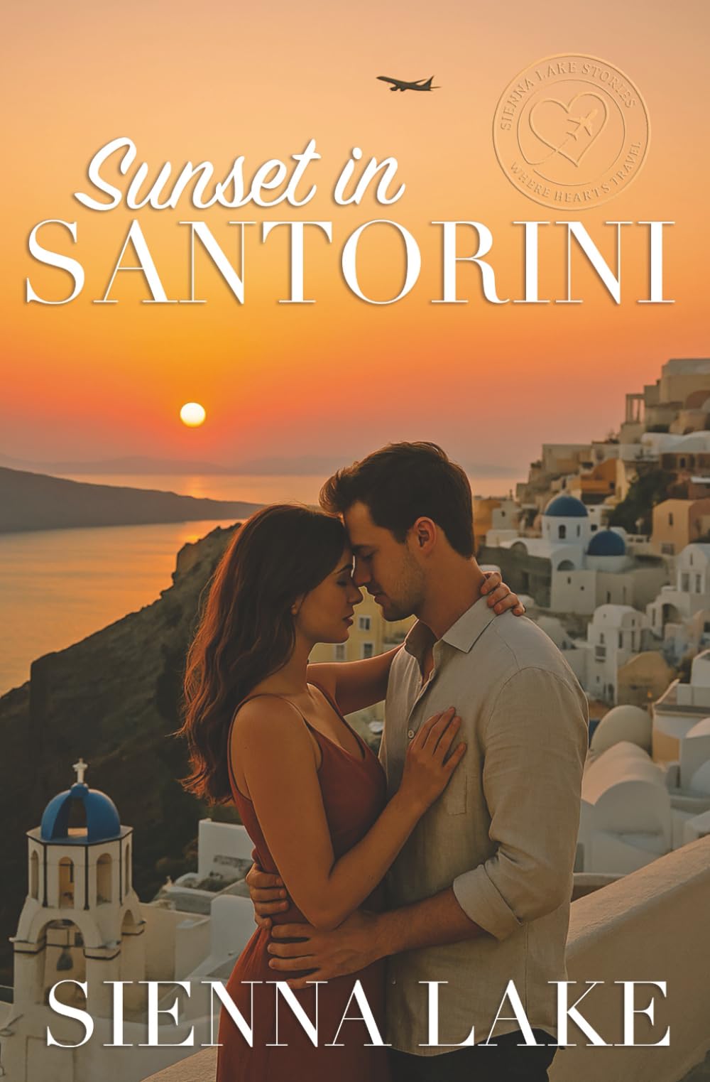Sunset in Santorini (Sienna Lake Travel Romances)