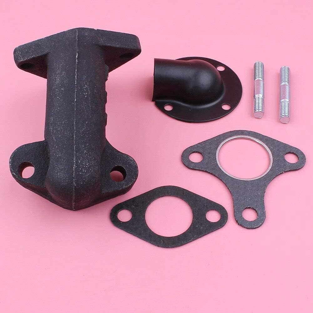Exhaust Muffler Gasket Deflector Kit FIT For GX390 GX340 13HP 11HP GX 390 340 Lawn Mower Engine Motor Spare Part