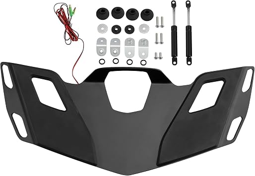 TCT-MOTORPARTS Rear Trunk Luggage Rack W/LED Brake Light Fit for Honda Goldwing GL1800 2018-2020 Replace for08L70-MKC-A00, 08U76-MKC-A00