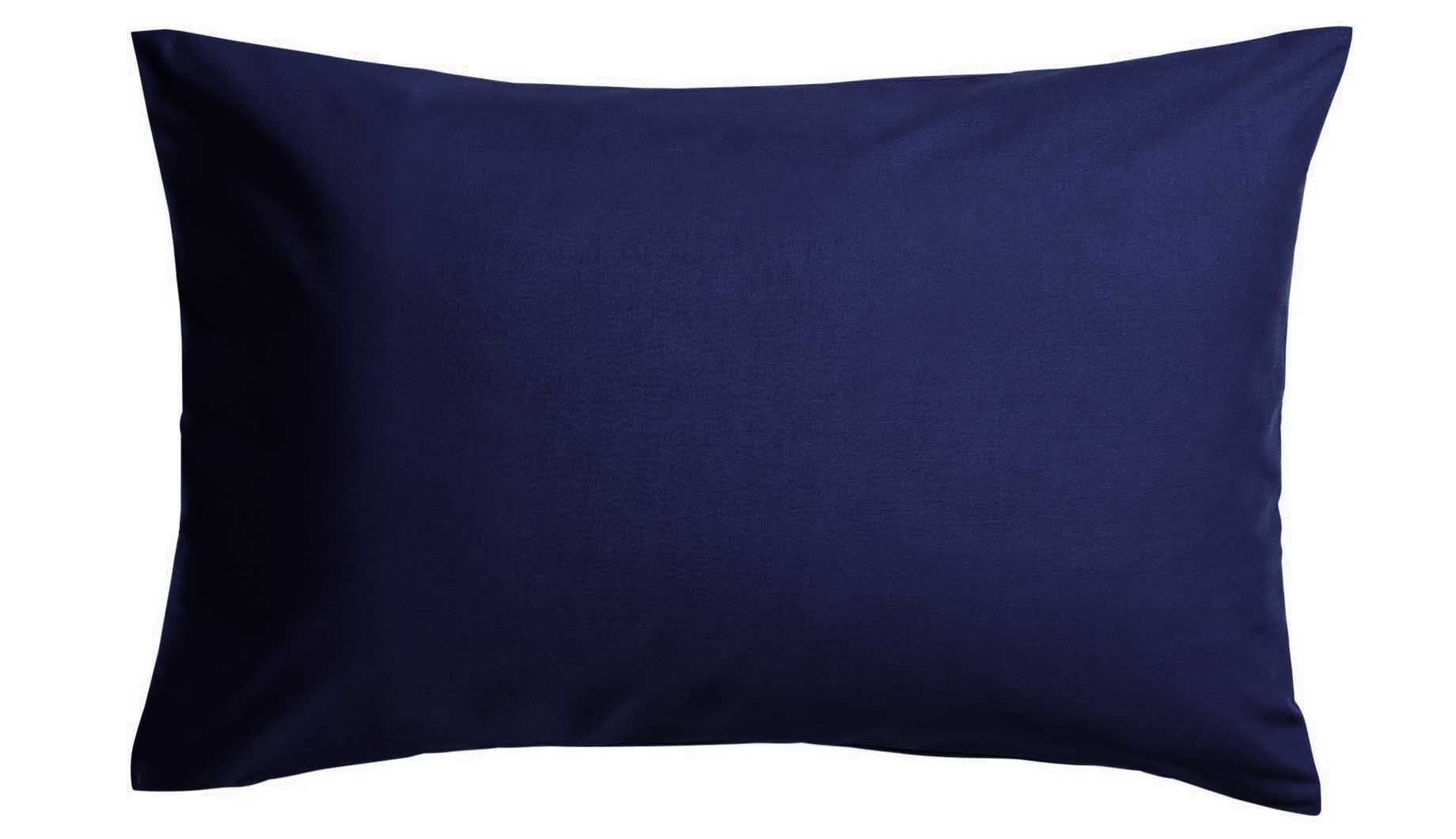 NIYS Luxury Bedding - Poly cotton Pillow cases - Lightweight, Soft (50cm x 75cm) (Pillow Pair, Navy)