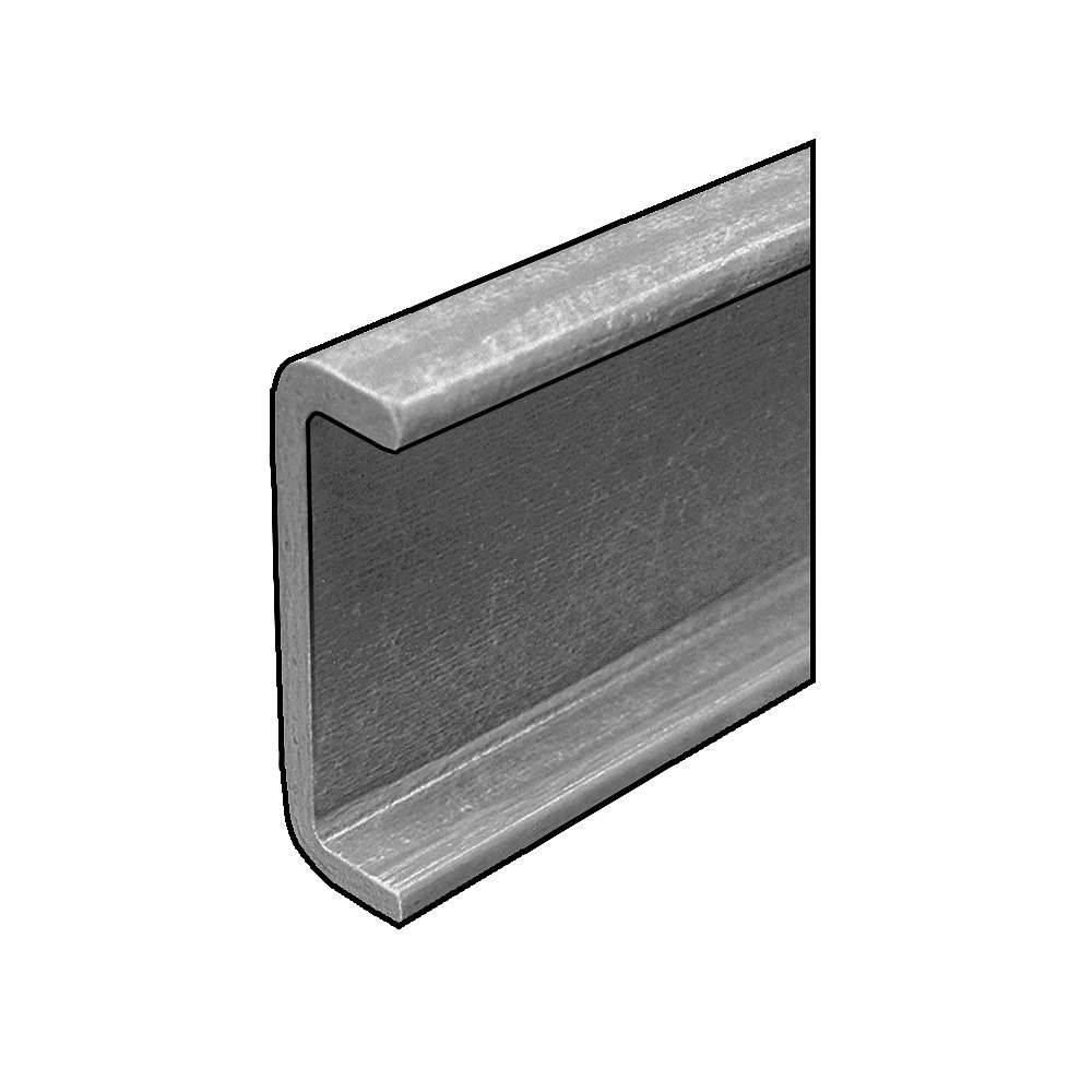 U Channel, ISOFR, 2 3/16 Leg, 3/8 In T, 5 Ft