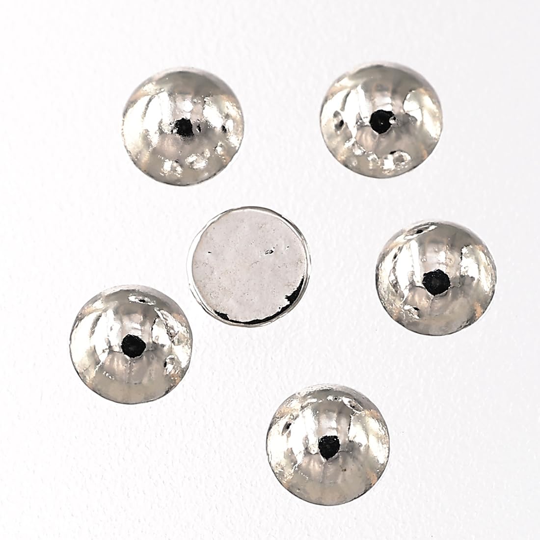 Amazon.co.jp: ファイニエ ネイルパーツ スタッズ 丸 シルバー 3mm