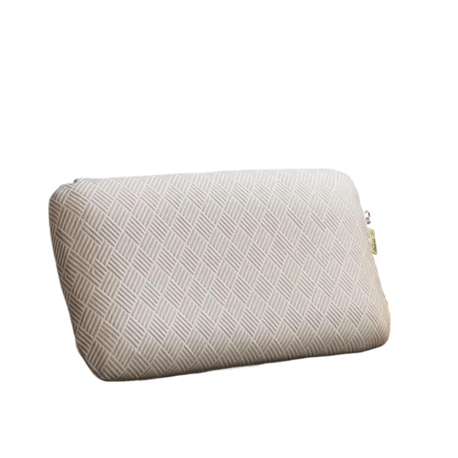 CSSHNL Latex Pillow Latex Pillow for Neck Pain Relieve Sleep Orthopedic Pillows Comfortable Breathable Cervical Health Care Pillow(Gray,60x40cm 50D)