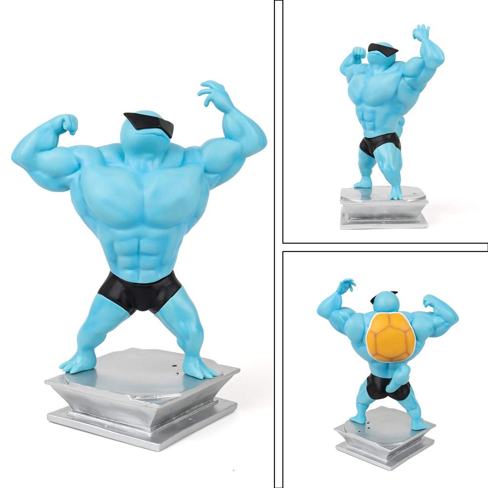 Buy Anime Action Figure Buff Squirtle Figure Statue Figurine ...