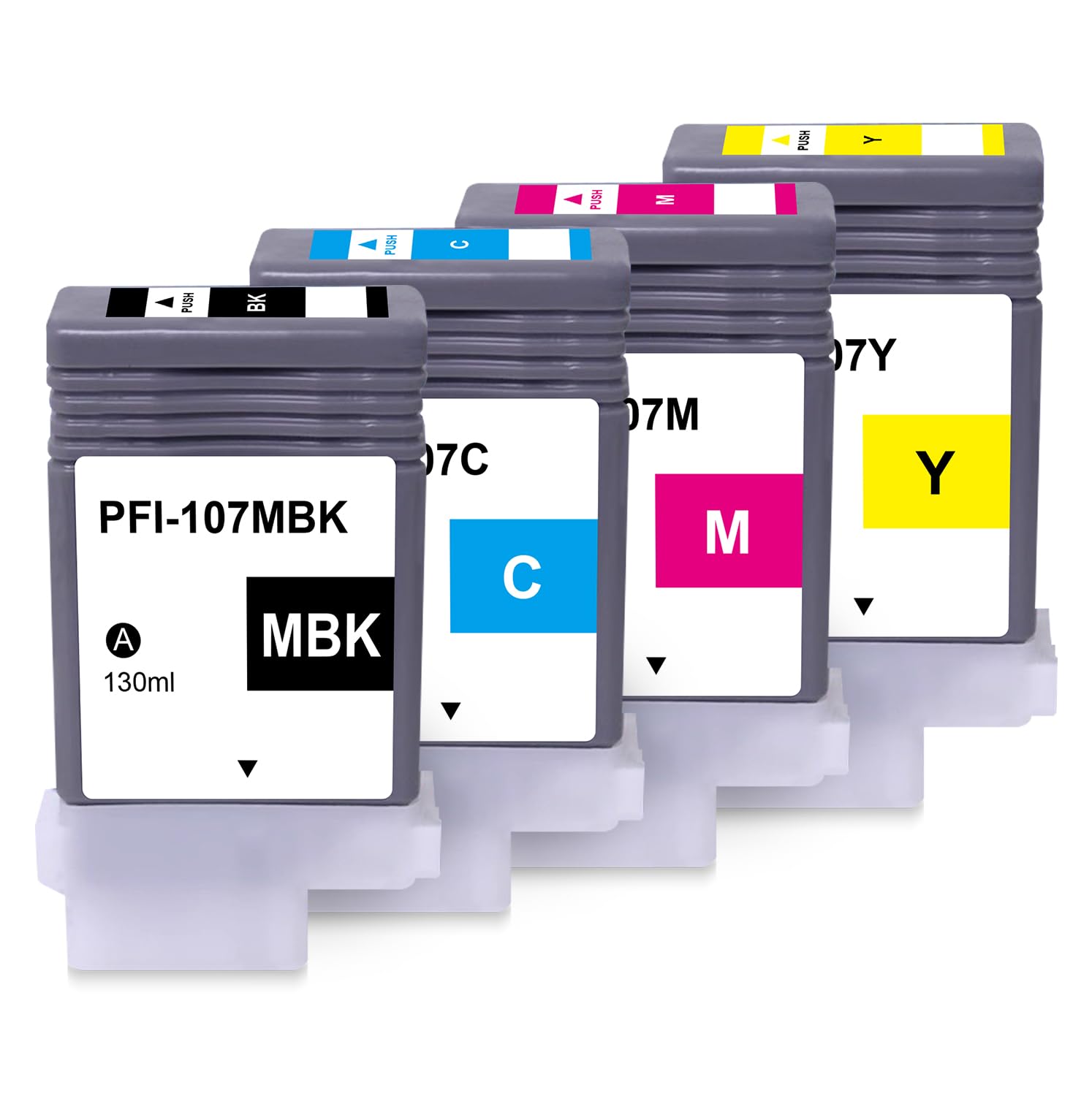 PFI-107 Ink/PFI107 Paquete De Depósito De Tinta Pigmentada PFI-107MBK PFI-107BK PFI-107C PFI-107M PFI-107Y Reemplazo De Tinta Para Canon PFI-107 Tinta Para Canon ImagePROGRAF IPF670 IPF680 IPF685