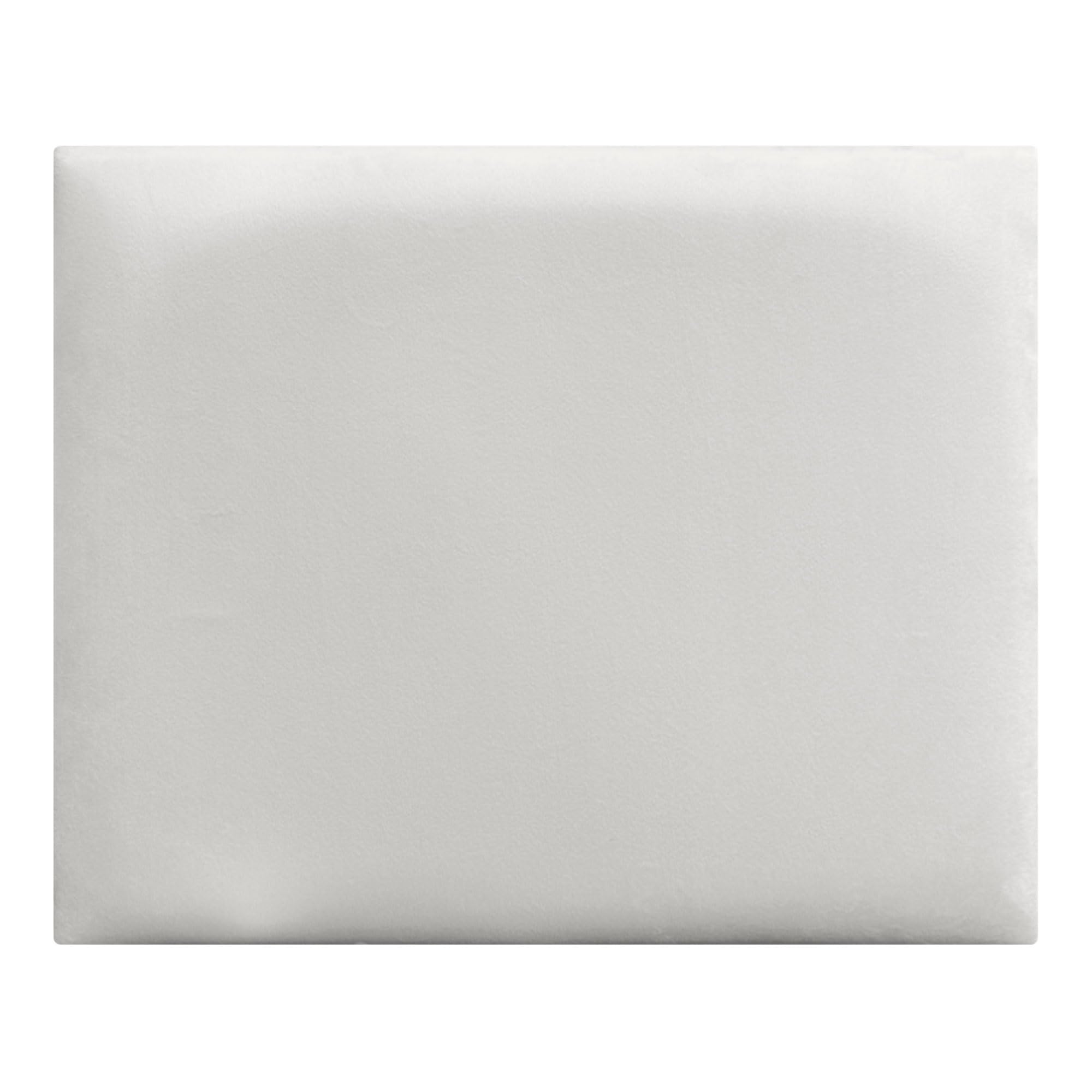 DHOME Testiera Imbottita Composta da Pannelli Autoadesivi Intercambiabili in Velluto Letto Lusso Camera da Letto Imbottita (Bianco, 160cm)