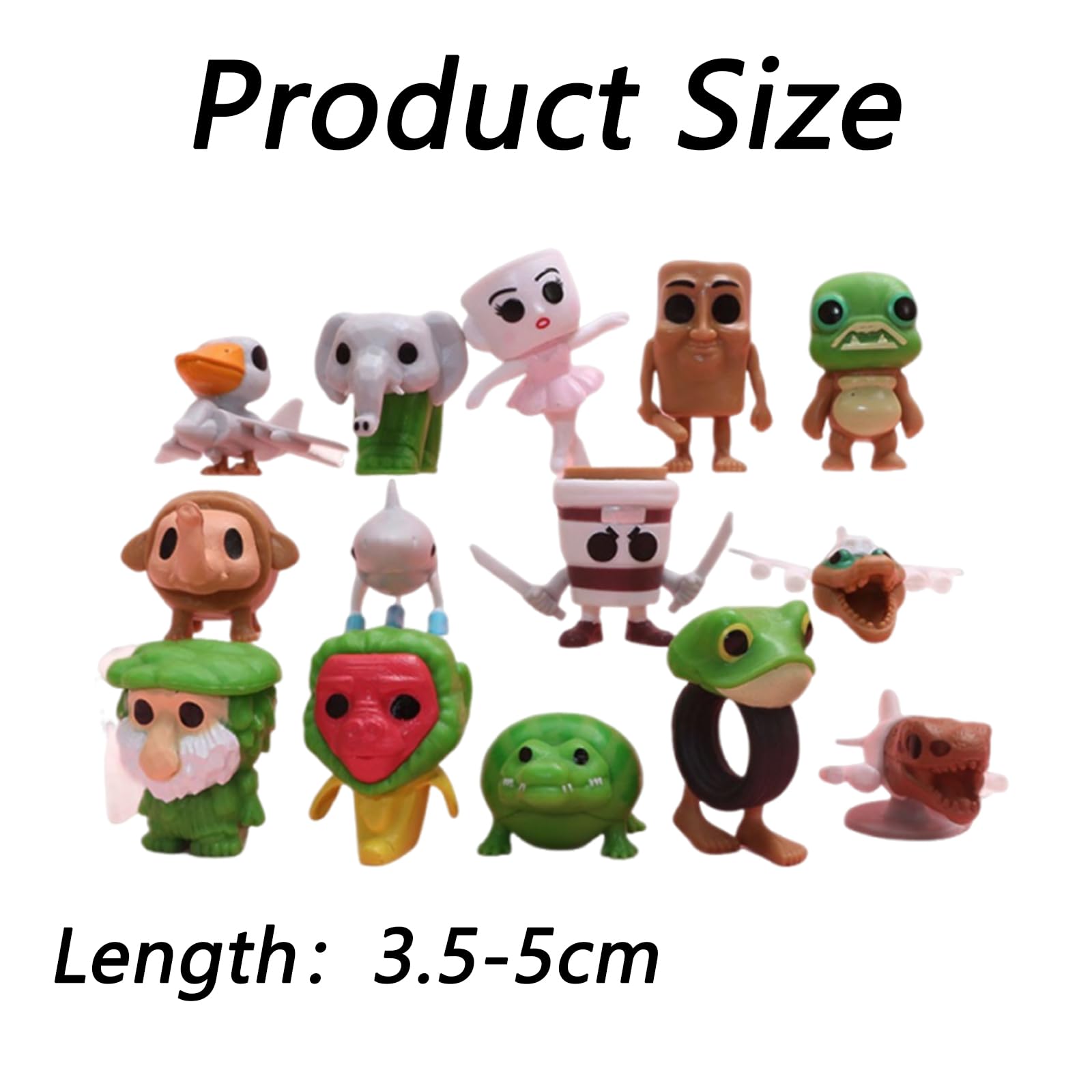 14 PCS Italian Brainrot Toys Set, Brainrot Figures Collection with Creative Characters, Italian Brainrot Inspired Miniatures for Kids, Office Decor, Desk Display and Gift Giving - Image 2