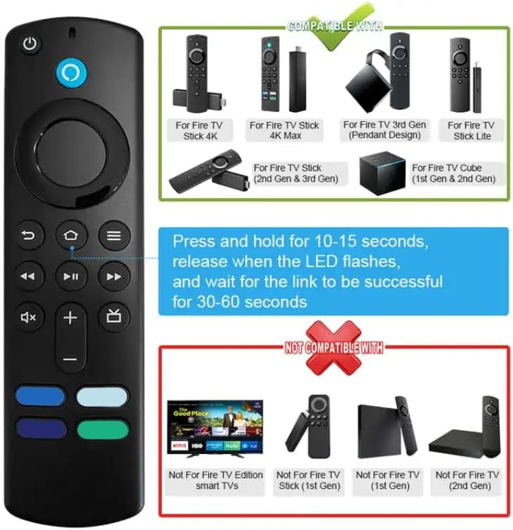 Miniatura 3 de Reemplazo remoto por voz de tercera generación L5B83G compatible con televisores inteligentes de 2 y 3 generación, Cube 1 generación y modelos