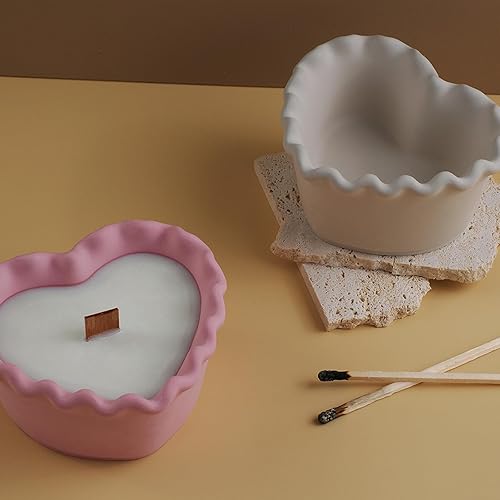 Miniatura 5 de Caja de almacenamiento, moldes para tazas de velas, moldes creativos de silicona para velas, moldes para ollas, rayas redondas de hormigón con tapa,