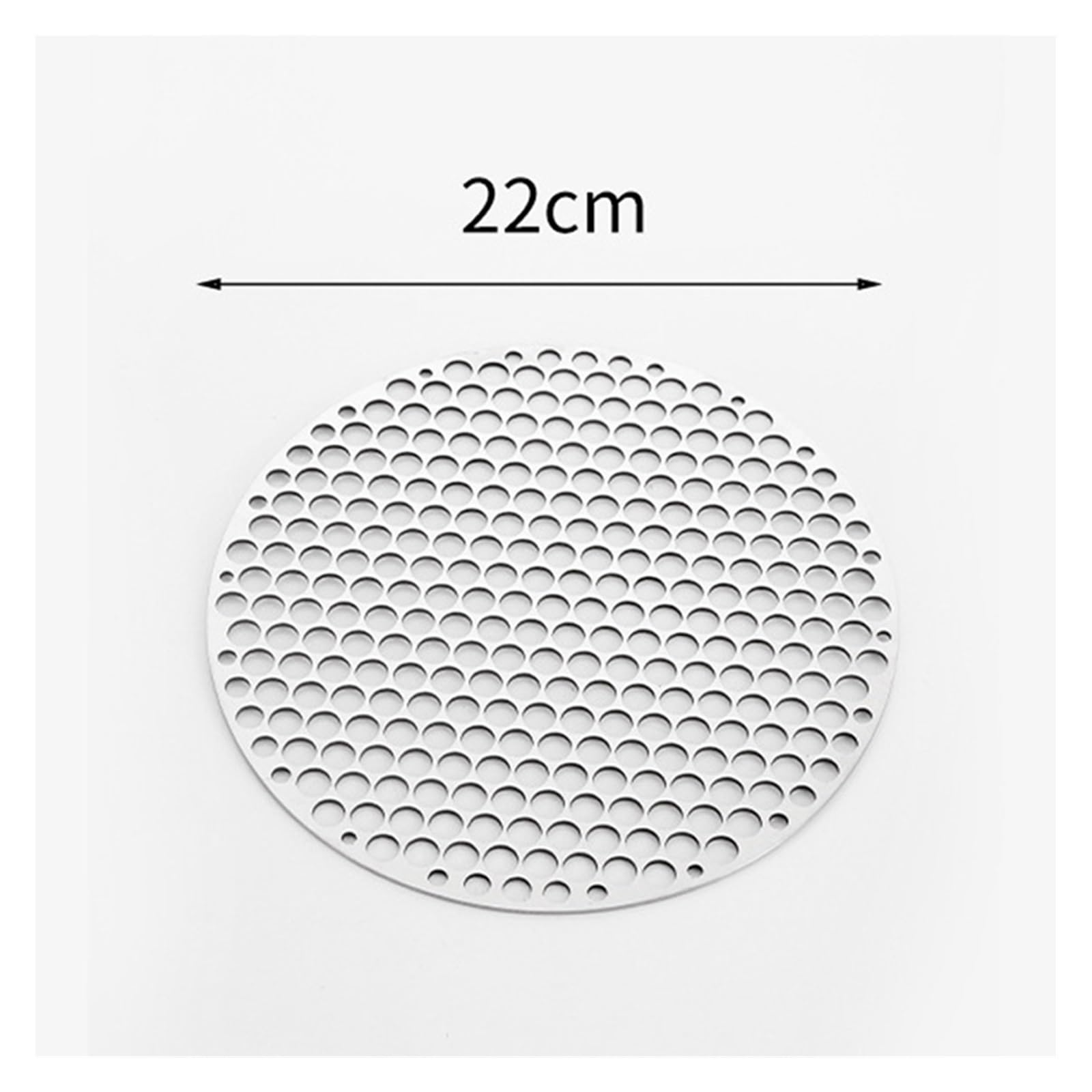 ruszt do grillowania, Siatka do grilla Siatki pieczeni Narzędzie grillowania bekonu żelazne Akcesoria kempingowego Nieprzywierająca kratka(22cm)