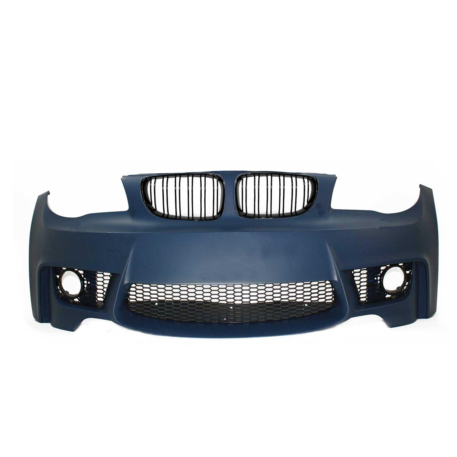 JOM Frontstoßstange BMW E81 E82 E87 E88 2004-2013 Doppelrippen Grill Nero