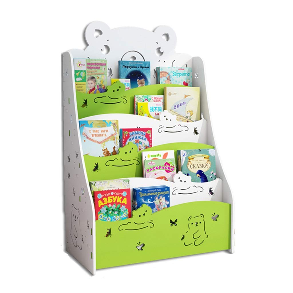 Bookcases Cabinets, Racks & Shelves Bookshelf Picture Book Shelf Children Storage Rack Kindergarten Library Reading Room Floor Display Stand, Primary School Environmental