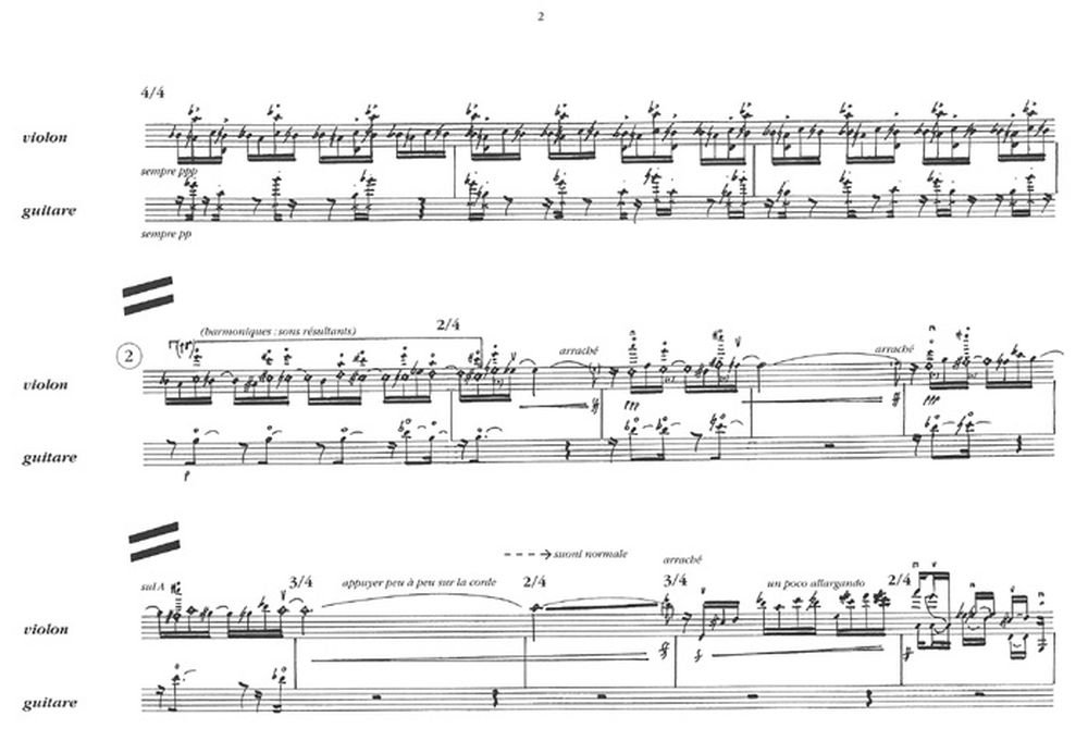 ROSSE F. - Chitarra classica con note musicali