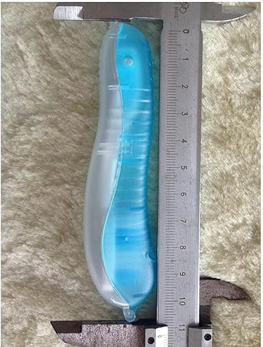 Miniatura 9 de JJLFresheners Cepillo de dientes plegable de viaje, mini cepillo de dientes portátil con cerdas medias suaves para acampar Diseño útil Cepillos de