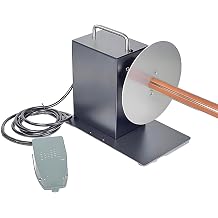 Material Rewinder for Poster Labels, 400 RPM Speed, 175mm Disc Diameter, Ideal for Wallpaper, Plastics, Fabrics, and More