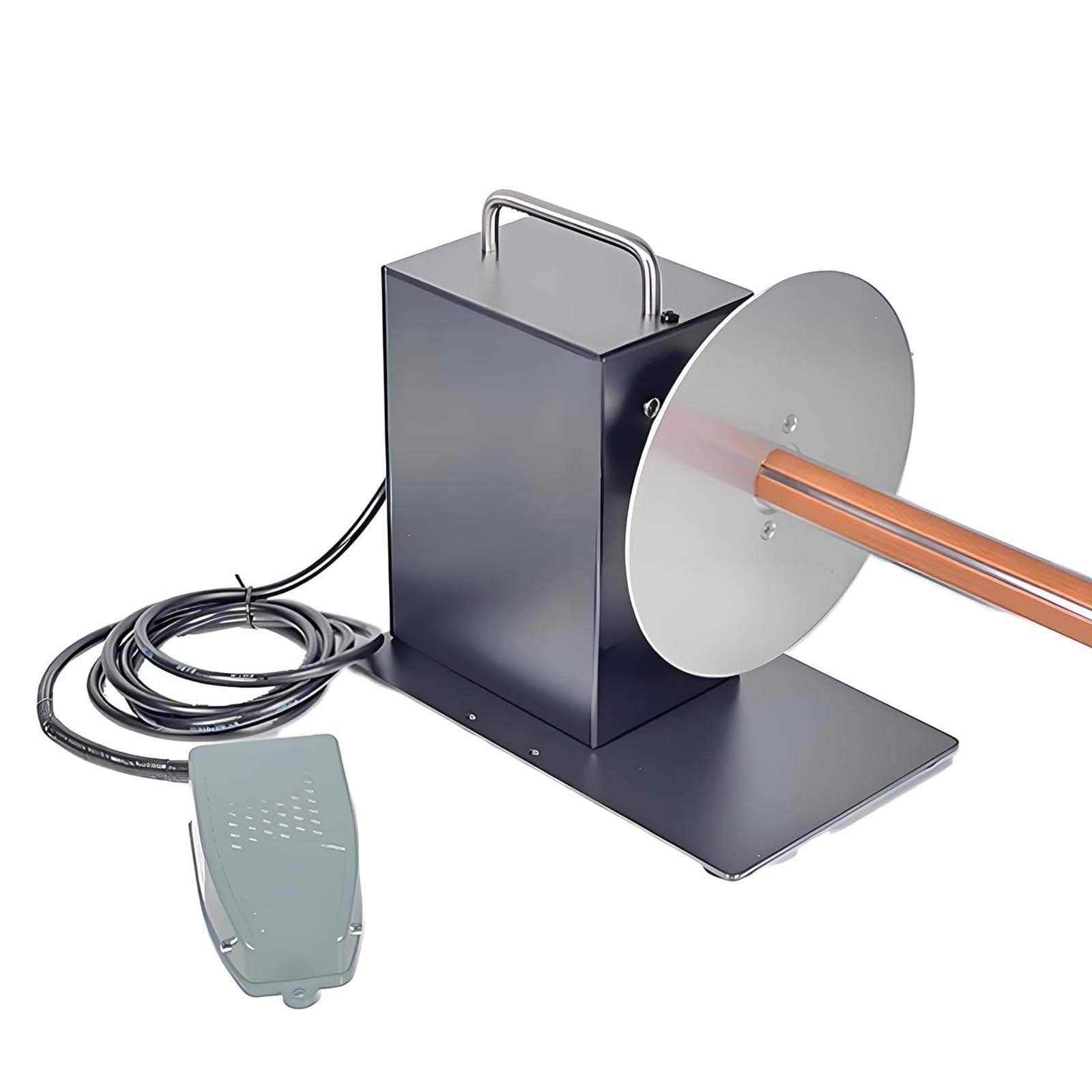 Rebobinadora De Material De Gran Ancho, Máquina Rebobinadora De Etiquetas para Carteles De 40/60/90 Cm, Diámetro del Disco 175 Mm/6,8 Pulgadas, Velocidad 400 RPM, para 60cm