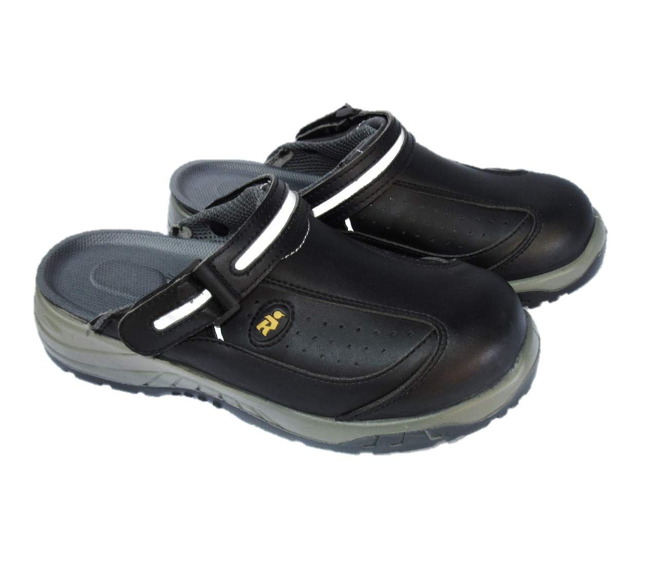 EuroRoutier Trendy Black Whashable Sabots de Sécurité SB+A+E+FO+SRC