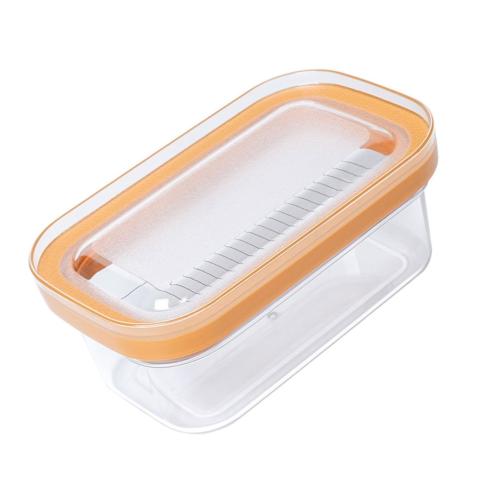 MALSSE Stainless Steel Cheese Storage Container Food Grade Butter with Lid Butter Cutter Box W Household Cheese Storage Solution
