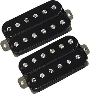 Set Of Electric Guitar Humbucker Pickup Ceramic Neck Bridge Pickups Set Black Guitar Accessories guitar pickup set