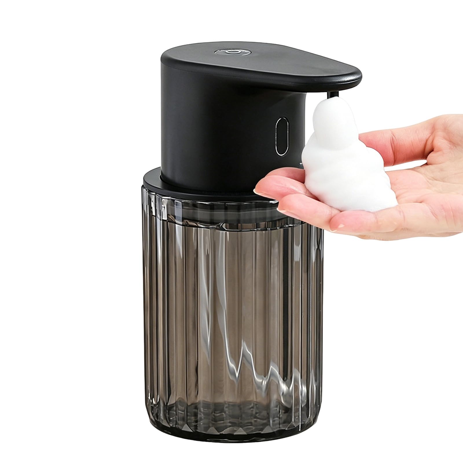 Rechargeable Automatic Foaming Soap Dispenser Touchless 300ml Foam Soap Dispenser for Hotel Bathroom Home Countertop Modern Bathroom Accessory
