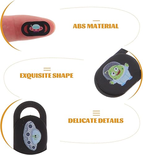 Miniatura 2 de Mobestech Cubierta de cámara para cámara, cubierta decorativa para cámara web, cubierta deslizante para portátil, tableta, teléfono celular,