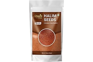 Organic Spree Halim Seeds 300gm (10.6oz): Nourishing and Flavorful Garden Cress Seeds